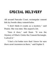 10 Ivy + Bean Take the Case 4 SPECIAL DELIVERY -- 绘本听读宝在线台词全文