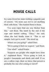 10 Ivy + Bean Take the Case 7 HOUSE CALLS -- 绘本听读宝在线台词全文