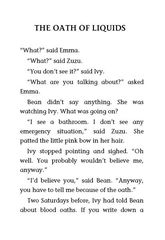2 Ivy + Bean and the Ghost That Had to Go 2 THE OATH OF LIQUIDS -- 绘本听读宝在线台词全文