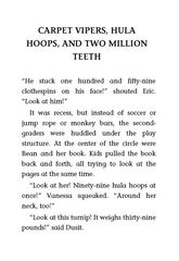 3 Ivy + Bean Break the Fossil Record 2 CARPET VIPERS, HULA HOOPS, AND TWO MILLION TEETH -- 绘本听读宝在线台词全文