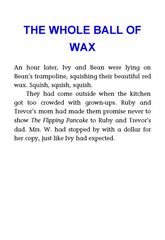 8 Ivy + Bean- No News Is Good News 12 THE WHOLE BALL OF WAX -- 绘本听读宝在线台词全文
