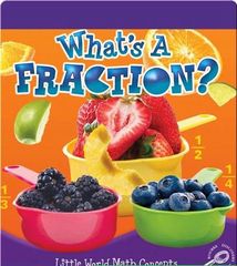 Little World Math 50 What's a Fraction_ -- 绘本听读宝在线台词全文