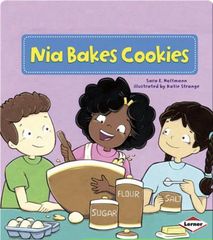 Kindergarten Sight Word Stories 55 Nia Bakes Cookies -- 绘本听读宝在线台词全文