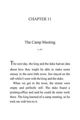 11 The Adventures of Huckleberry Finn Mark Twain 11 The Camp Meeting -- 绘本听读宝在线台词全文