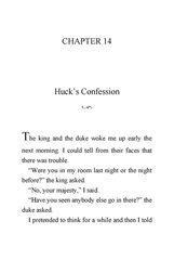 11 The Adventures of Huckleberry Finn Mark Twain 14 Huck’s Confession -- 绘本听读宝在线台词全文
