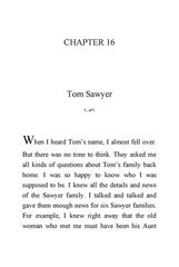 11 The Adventures of Huckleberry Finn Mark Twain 16 Tom Sawyer -- 绘本听读宝在线台词全文