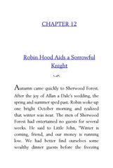 12 The Adventures of Robin Hood Howard Pyle 12 Robin Hood Aids a Sorrowful Knight -- 绘本听读宝在线台词全文