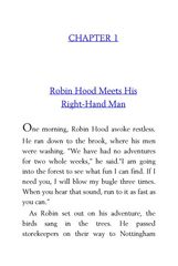 12 The Adventures of Robin Hood Howard Pyle 1 Robin Hood Meets His Right-Hand Man -- 绘本听读宝在线台词全文