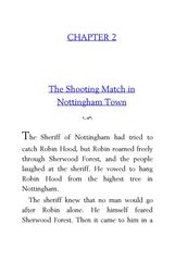 12 The Adventures of Robin Hood Howard Pyle 2 The Shooting Match in Nottingham Town -- 绘本听读宝在线台词全文