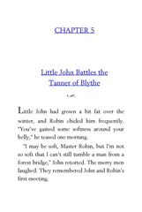 12 The Adventures of Robin Hood Howard Pyle 5 Little John Battles the Tanner of Blythe -- 绘本听读宝在线台词全文