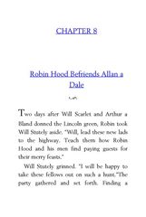 12 The Adventures of Robin Hood Howard Pyle 8 Robin Hood Befriends Allan a Dale -- 绘本听读宝在线台词全文