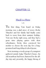 14 The Adventures of Tom Sawyer Mark Twain 12 Huck’s a Hero -- 绘本听读宝在线台词全文