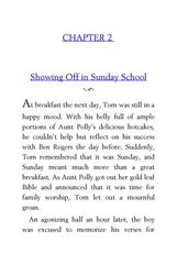 14 The Adventures of Tom Sawyer Mark Twain 2 Showing Off in Sunday School -- 绘本听读宝在线台词全文