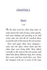 15 The Call of the Wild Jack London 2 Snow -- 绘本听读宝在线台词全文