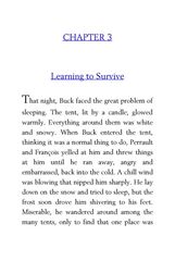 15 The Call of the Wild Jack London 3 Learning to Survive -- 绘本听读宝在线台词全文