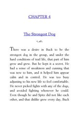 15 The Call of the Wild Jack London 4 The Strongest Dog -- 绘本听读宝在线台词全文
