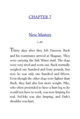 15 The Call of the Wild Jack London 7 New Masters -- 绘本听读宝在线台词全文