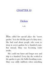 16 The Secret Garden Frances Hodgson Burnett 10 Dickon -- 绘本听读宝在线台词全文