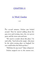 16 The Secret Garden Frances Hodgson Burnett 11 A “Wick” Garden -- 绘本听读宝在线台词全文