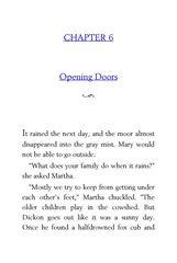 16 The Secret Garden Frances Hodgson Burnett 6 Opening Doors -- 绘本听读宝在线台词全文