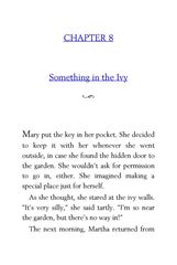 16 The Secret Garden Frances Hodgson Burnett 8 Something in the Ivy -- 绘本听读宝在线台词全文