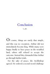 17 The Story of King Arthur and His Knights Howard Pyle 1 Conclusion -- 绘本听读宝在线台词全文
