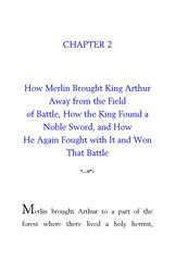 17 The Story of King Arthur and His Knights Howard Pyle 2 Chapter 2 -- 绘本听读宝在线台词全文