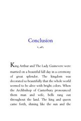 17 The Story of King Arthur and His Knights Howard Pyle 3 Conclusion -- 绘本听读宝在线台词全文