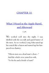 18 Treasure Island Robert Louis Stevenson 10 What I Heard in the Apple Barrel, and Afterward -- 绘本听读宝在线台词全文