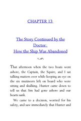18 Treasure Island Robert Louis Stevenson 13 The Story Continued by the Doctor How the Ship Was Abandoned -- 绘本听读宝在线台词全文