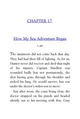 18 Treasure Island Robert Louis Stevenson 17 How My Sea Adventure Began -- 绘本听读宝在线台词全文