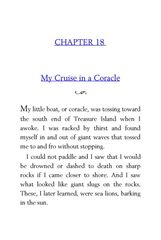 18 Treasure Island Robert Louis Stevenson 18 My Cruise in a Coracle -- 绘本听读宝在线台词全文