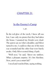 18 Treasure Island Robert Louis Stevenson 21 In the Enemy’s Camp -- 绘本听读宝在线台词全文