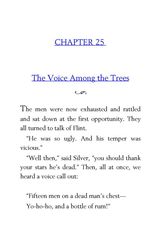 18 Treasure Island Robert Louis Stevenson 25 The Voice Among the Trees -- 绘本听读宝在线台词全文