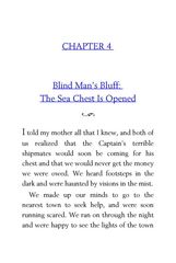 18 Treasure Island Robert Louis Stevenson 4 Blind Man’s Bluff The Sea Chest Is Opened -- 绘本听读宝在线台词全文