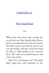 02 A Little Princess Frances Hodgson Burnett 10 The Grand Feast -- 绘本听读宝在线台词全文