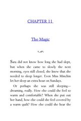 02 A Little Princess Frances Hodgson Burnett 11 The Magic -- 绘本听读宝在线台词全文
