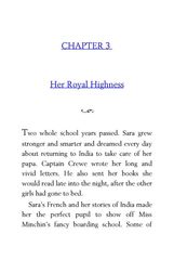 02 A Little Princess Frances Hodgson Burnett 3 Her Royal Highness -- 绘本听读宝在线台词全文