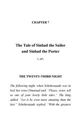 20 Arabian Nights Martin Woodside 7 The Tale of Sinbad the Sailor and Sinbad the Porter -- 绘本听读宝在线台词全文