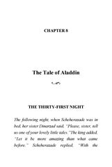 20 Arabian Nights Martin Woodside 8 The Tale of Aladdin -- 绘本听读宝在线台词全文
