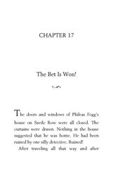 21 Around the World in 80 Days Jules Verne 17 The Bet Is Won! -- 绘本听读宝在线台词全文