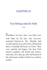 22 Dracula Bram Stoker 10 Van Helsing Asks for Faith -- 绘本听读宝在线台词全文
