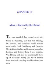 22 Dracula Bram Stoker 16 Mina Is Burned by the Bread -- 绘本听读宝在线台词全文