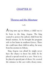 24 Greek Myths Diane Namm 10 Theseus and the Minotaur -- 绘本听读宝在线台词全文