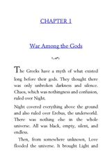 24 Greek Myths Diane Namm 1 War Among the Gods -- 绘本听读宝在线台词全文