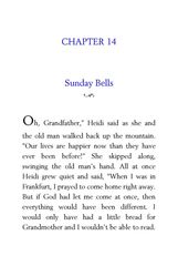 25 Heidi Johanna Spyri 14 Sunday Bells -- 绘本听读宝在线台词全文