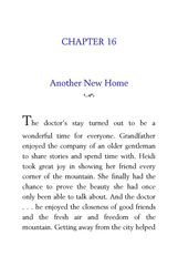 25 Heidi Johanna Spyri 16 Another New Home -- 绘本听读宝在线台词全文