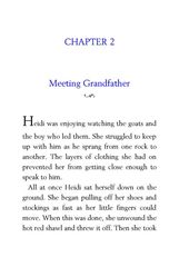 25 Heidi Johanna Spyri 2 Meeting Grandfather -- 绘本听读宝在线台词全文