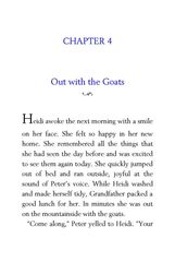 25 Heidi Johanna Spyri 4 Out with the Goats -- 绘本听读宝在线台词全文