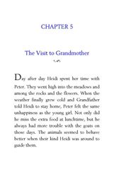 25 Heidi Johanna Spyri 5 The Visit to Grandmother -- 绘本听读宝在线台词全文